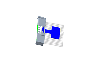 MCIO 16I STR WITH PULL TAB 防斜插