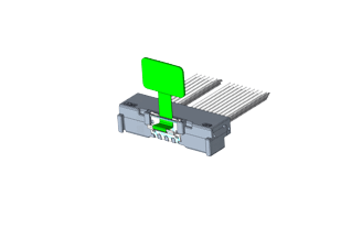 MCIO 16I RA WITH PULL LAB 防斜插