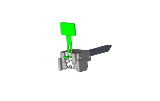 MCIO 4I RA WITH PULL TAB 防斜插		